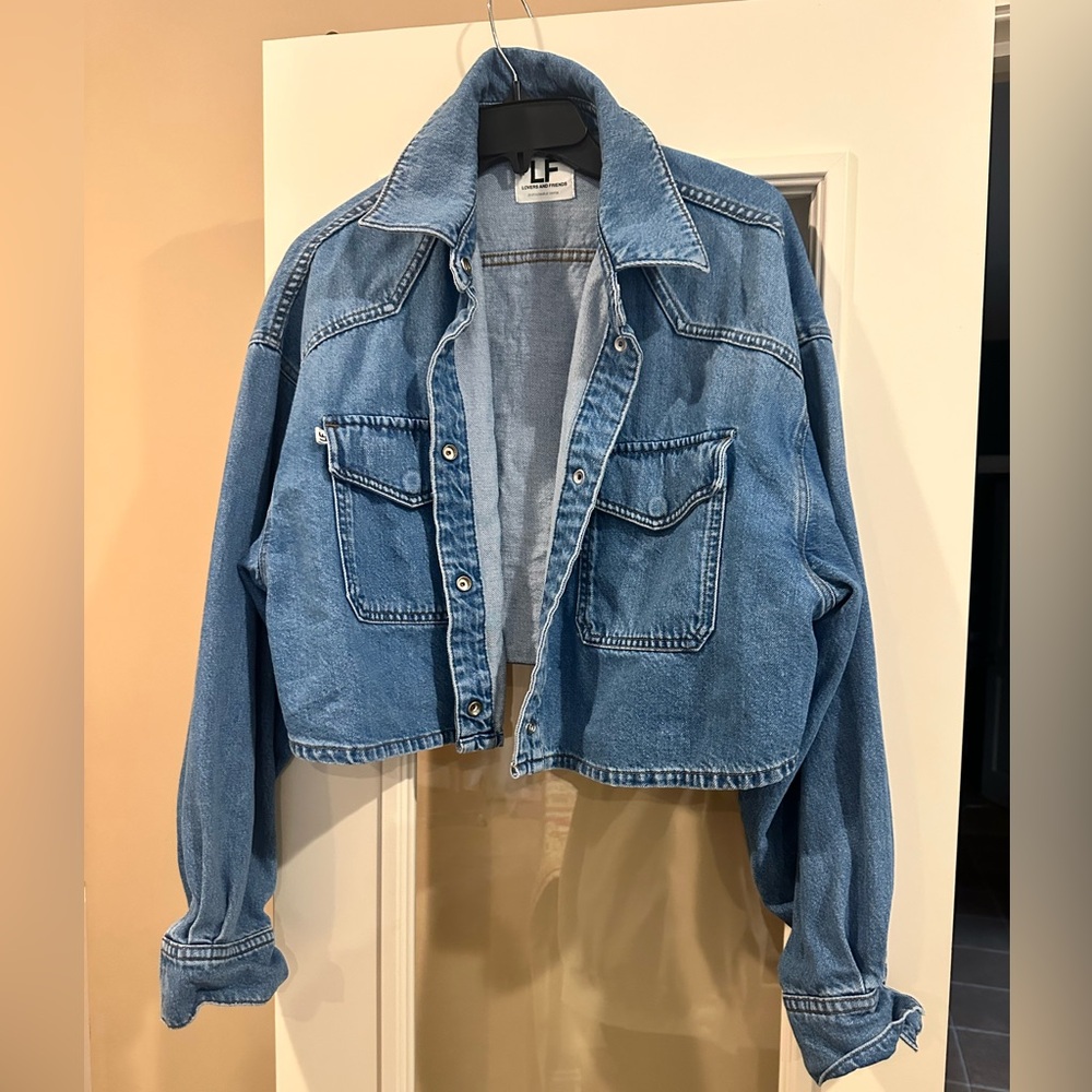 Lovers + Friends Cropped Denim Jacket - Picture 2 of 4